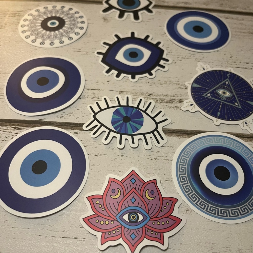 ❤️3/$10(10)Evil eye protection stickers